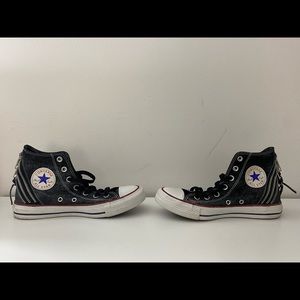 Converse sneakers grey with zippers